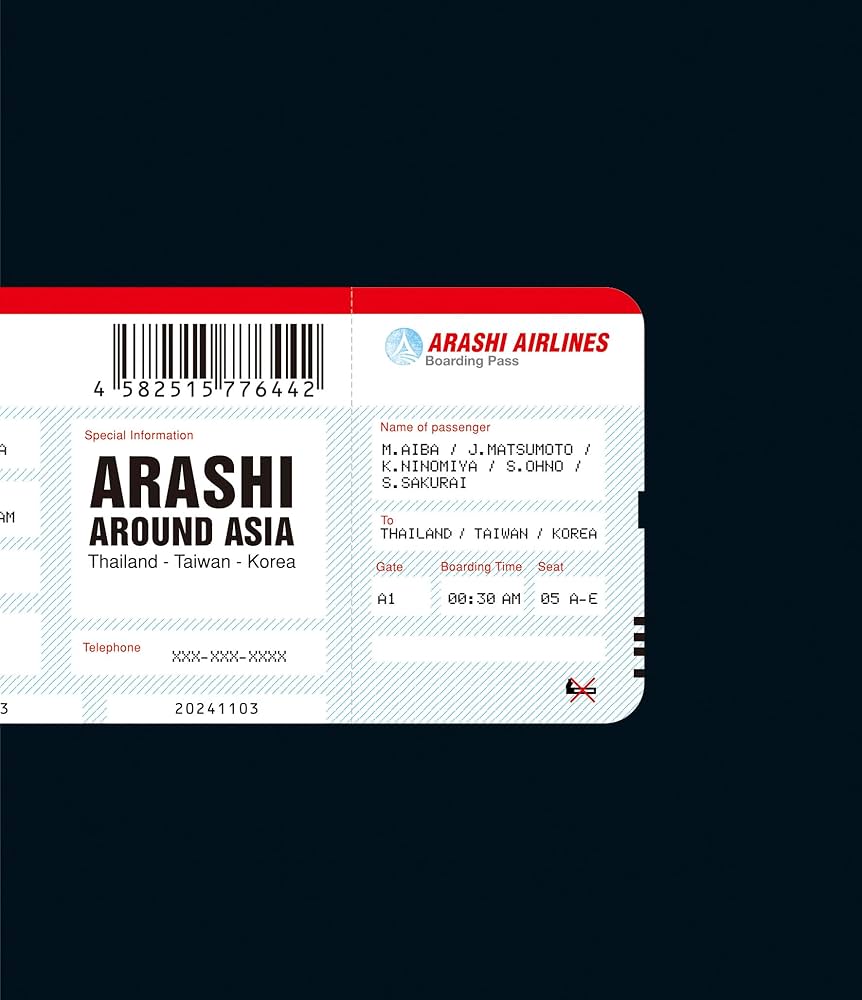 嵐 AROUND ASIA Thailand-Taiwan-Korea 初回限定 ARASHI AROUND ASIA Thailand-Taiwan-Korea｜嵐｜Storm Labels